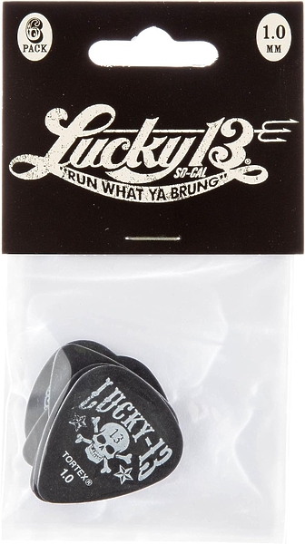 Медиаторы Dunlop L13CP100 Lucky 13 (6 шт) артикул 319519Si-1