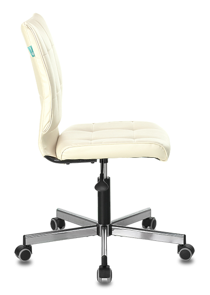 Кресло Бюрократ CH-330M/BEIGE (Office chair CH-330M beige Orion-10 eco.leather cross metal хром) артикул 263243Si-1 фото 4