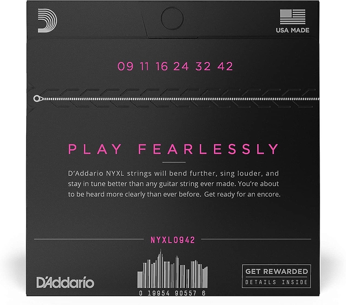 Струны D'Addario NYXL0942 SUPER LIGHT 9-42. артикул 274007Si-1 фото 3