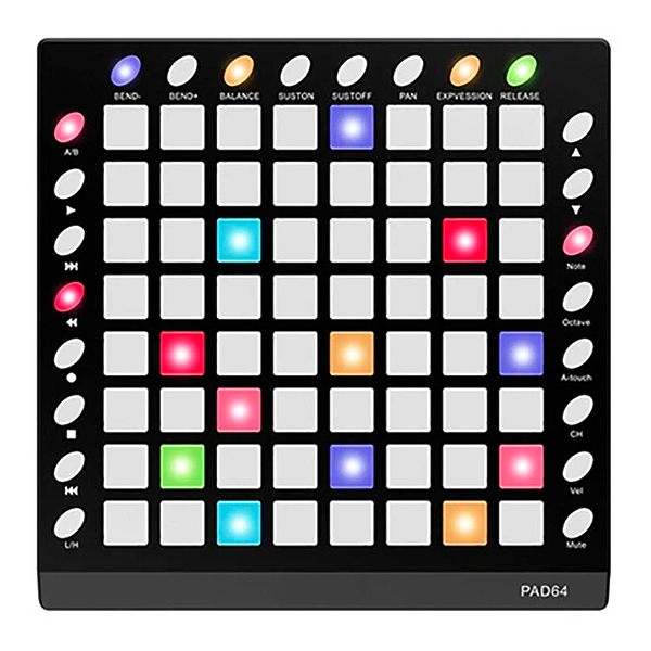 MIDI-контроллер L Audio Orca-Pad64 артикул 284619Si-1 фото 3