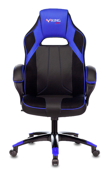 Кресло Zombie VIKING 2 AERO BLUE (Game chair VIKING 2 AERO black/blue textile/eco.leather cross plastic) артикул 263398Si-1 фото 3