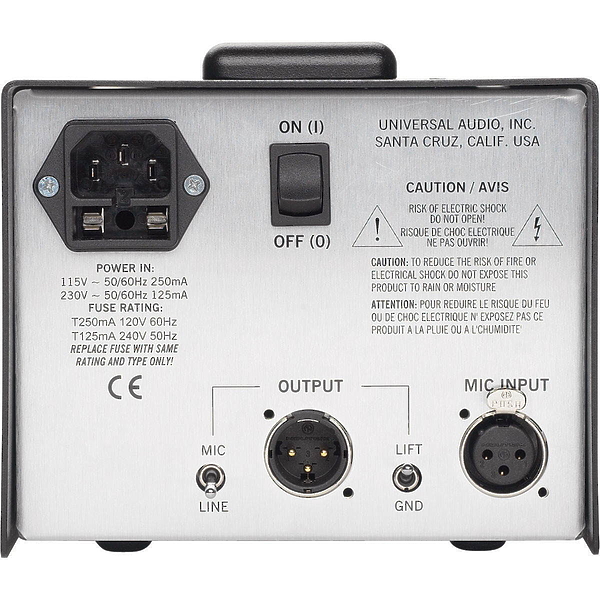 Ламповый предусилитель Universal Audio Solo/610 артикул 245894Si-1 фото 5