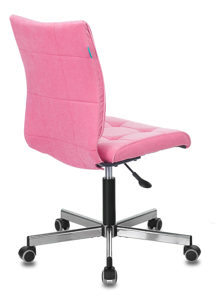 Кресло Бюрократ CH-330M/VELV36 (Office chair CH-330M pink Velvet 36 cross metal хром) артикул 263495Si-1 фото 5