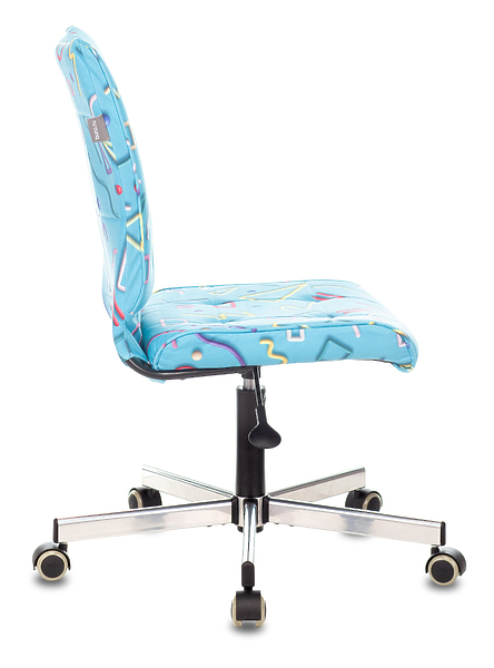 Кресло Бюрократ CH-330M/STICK-BLUE (Office chair CH-330M blue Sticks 06 cross metal хром) артикул 263278Si-1 фото 4