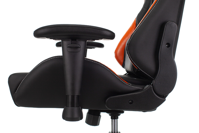 Кресло Zombie VIKING 5 AERO ORANGE (Game chair VIKING 5 AERO black/orange eco.leather headrest cross plastic) артикул 263471Si-1 фото 3