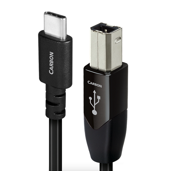 USB-кабель AudioQuest Carbon USB-C - USB-B, 1.5 м артикул 221262Si-1