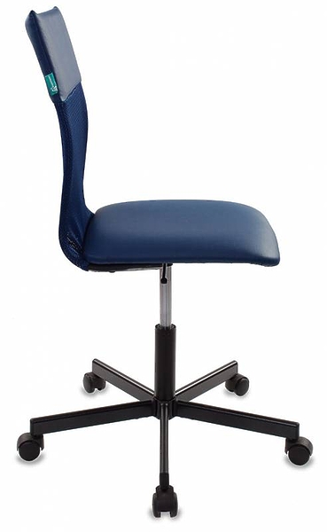 Кресло Бюрократ CH-1399/BLUE (Office chair CH-1399 blue Or-15 eco.leather/gauze cross metal) артикул 263363Si-1 фото 4