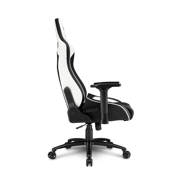 Кресло игровое Sharkoon ELBRUS 3 BK/WH артикул 269909Si-1 фото 4