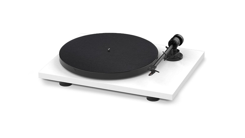 Виниловый проигрыватель Pro-Ject E1 Phono White OM5e UNI артикул 271473Si-1