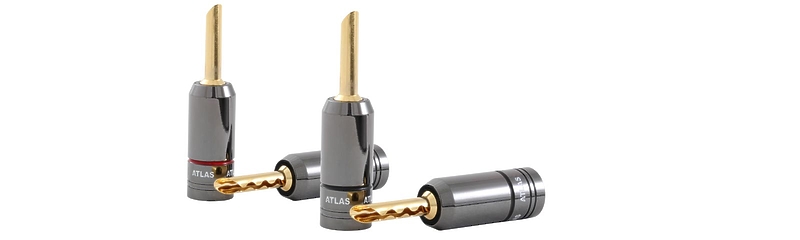Разъем Atlas PLUG Z Screw tin-cobalt black (банан) артикул 182555Si-1