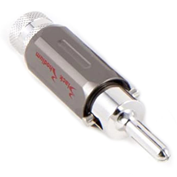 Разъем Black Rhodium Banana plug Rhodium plated 4 mm red артикул 134141Si-1