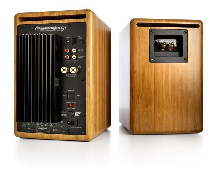 Полочная акустика Audioengine A5+ Classic Bamboo артикул 106241Si-1 фото 3