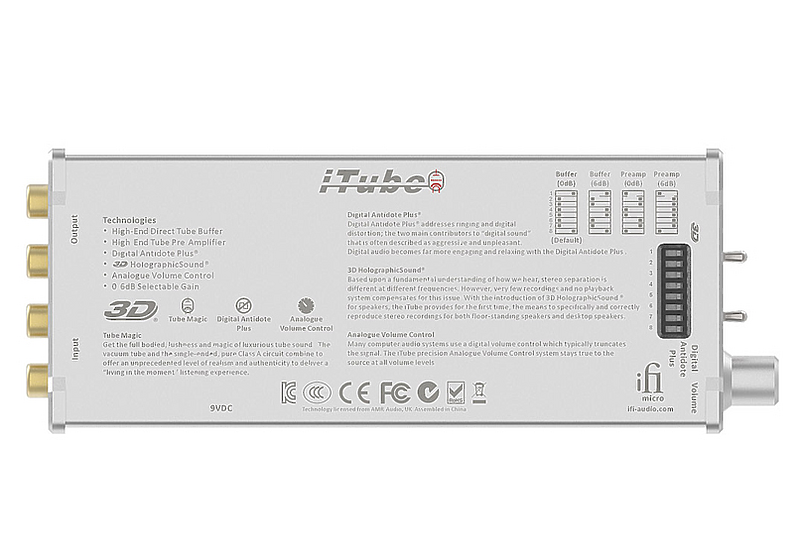 Стерео предусилитель iFi Audio Micro iTube артикул 120199Si-1 фото 4
