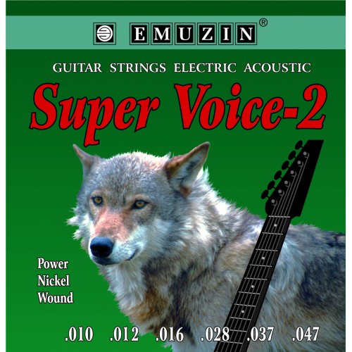 Струны для электрогитары Emuzin Super Voice 10-47 артикул 291304Si-1