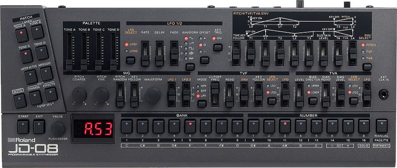 Синтезатор Roland JD-08 артикул 260756Si-1