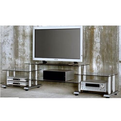 Подставка под ТВ и HI-FI Spectral ST910 Al-Si(2 boxes) артикул 315728FV-1 фото 4