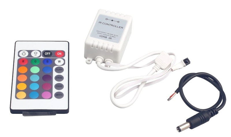 Контроллер RGB JazzWay ZC-1000RC 12В 3х2А=72Вт (IR) 3327385 артикул 283133Si-1