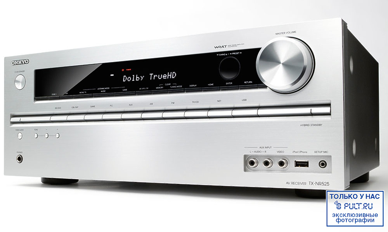 AV Ресивер Onkyo TX-NR525 silver артикул 383971FV-1 фото 4