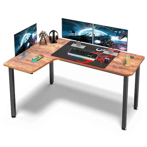 Стол письменный (для компьютера) EUREKA CD-L01L-60VP Brown артикул 293720Si-1 фото 4