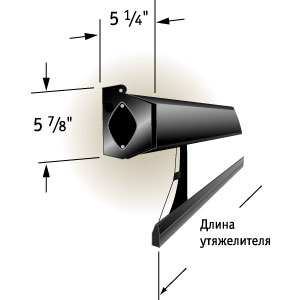 Экран Draper Premier NTSC (3:4) 335/132" 198*264 M1300 ebd 12" case black артикул 038556Si-1 фото 5