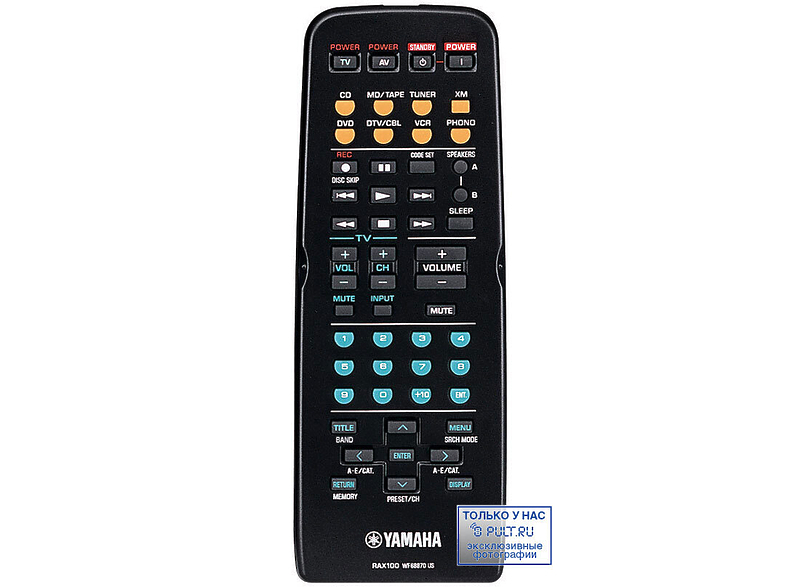 Стереоусилитель Yamaha RX-497 black артикул 323857FV-1 фото 5