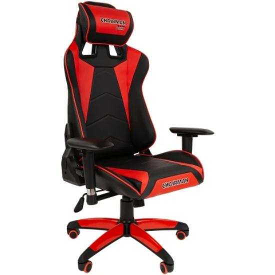 Кресло игровое Chairman game 44 00-07073777 Black/Red артикул 269974Si-1