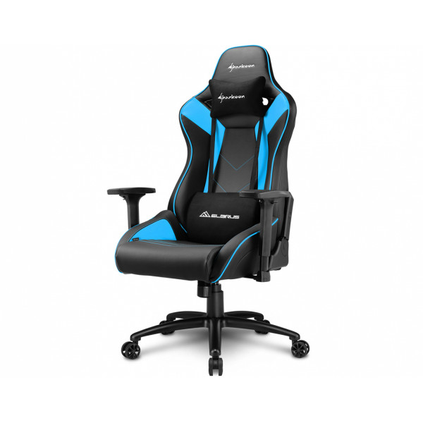 Кресло игровое Sharkoon ELBRUS 3 BK/BU артикул 269905Si-1