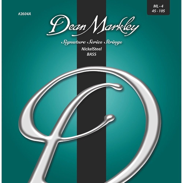 Струны для бас-гитары Dean Markley DM2604A Signature Nickel Steel артикул 332717Si-1