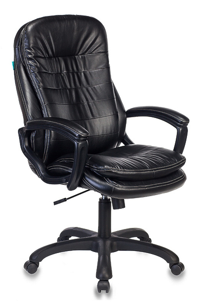 Кресло Бюрократ T-9950LT/BLACK (Office chair T-9950LT black eco.leather cross plastic) артикул 263386Si-1