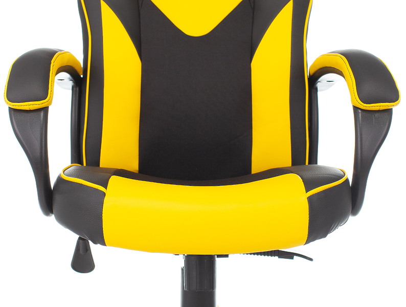 Кресло Zombie GAME 17 YELL (Game chair GAME 17 black/yellow textile/eco.leather cross plastic) артикул 263204Si-1 фото 11