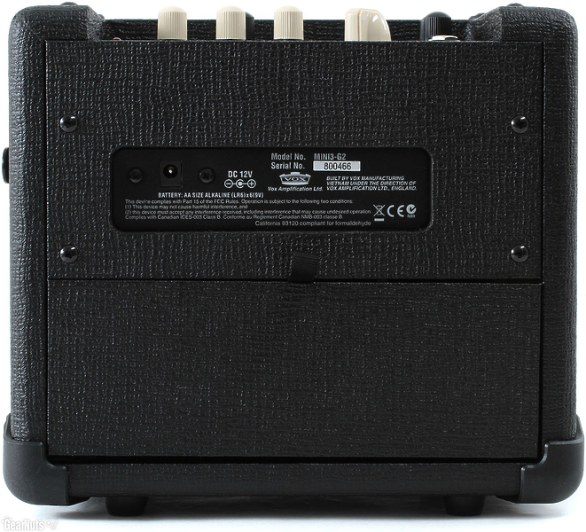 Комбо усилитель Vox MINI3-G2 Classic артикул 118255Si-1 фото 4
