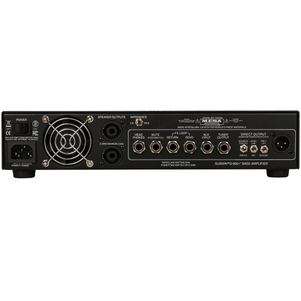 Усилитель Mesa Boogie SUBWAY D800+ (plus) артикул 216839Si-1 фото 3