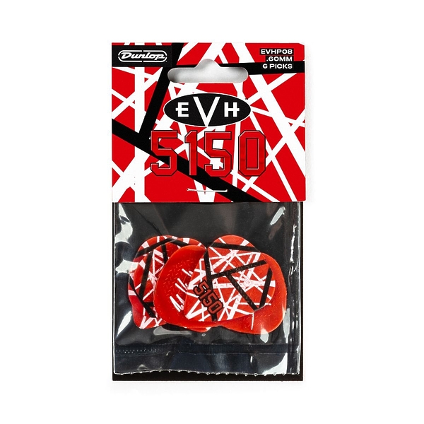 Медиаторы Dunlop EVHP08 Eddie Van Halen Max-Grip (6 шт) артикул 319757Si-1