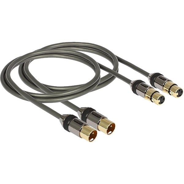 Кабель межблочный Goldkabel Profi XLR 0,5m артикул 249583Si-1