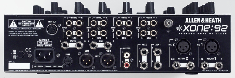 Микшер Allen&Heath XONE:92 артикул 127129Si-1 фото 5