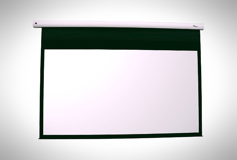 Экран Euroscreen Diplomat Electric HDTV (16:9) 200*180cm (VA190*107) GreyLight case white артикул 142875Si-1