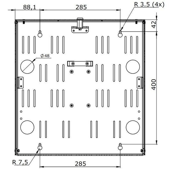 Полка SMS X Codec Holder White артикул 194555Si-1 фото 8