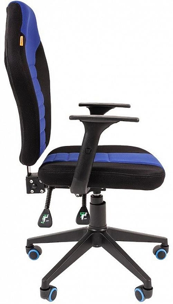 Кресло игровое Chairman game 8 00-07027141 black/blue артикул 269937Si-1 фото 4