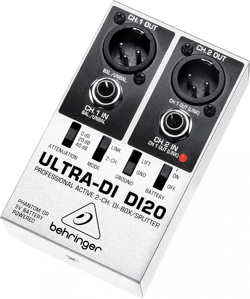 Директ бокс Behringer DI20 артикул 121760Si-1 фото 3