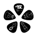 Медиаторы Planet Waves 1CBK6-10JS JOE SATRIANI PICKS BLACK HEAVY (10шт)