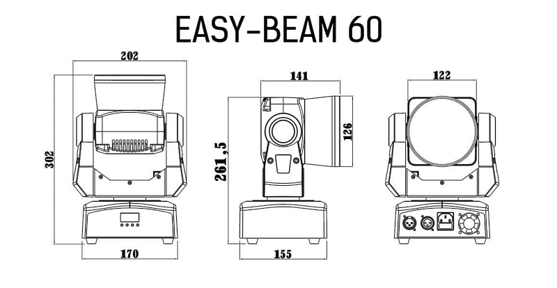 Поворотная «голова» Stage 4 EASY-BEAM 60 артикул 231508Si-1 фото 5