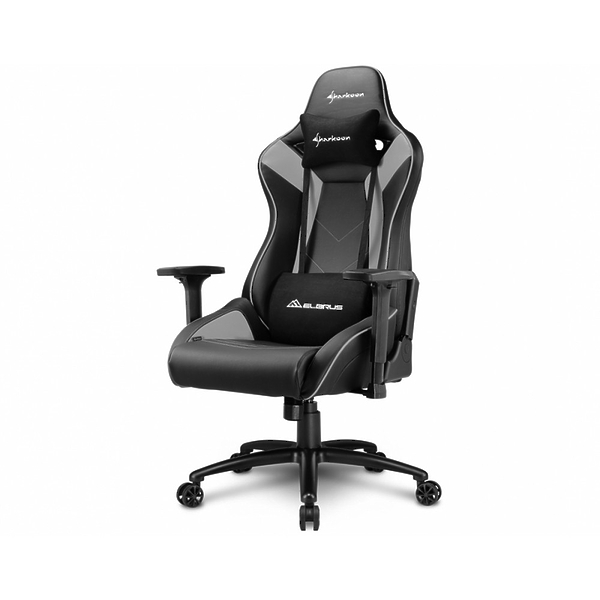 Кресло игровое Sharkoon ELBRUS 3 BK/GY артикул 269907Si-1
