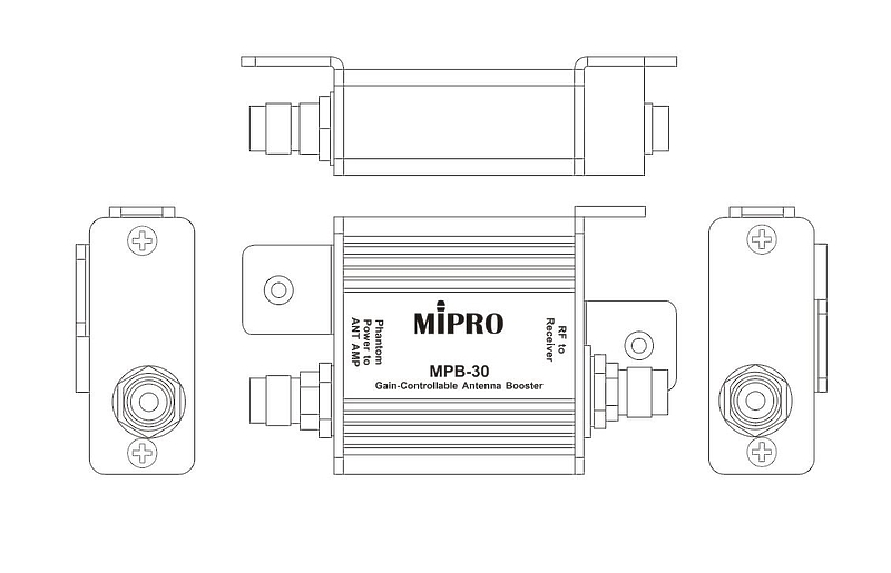 Усилитель антенны MIPRO MPB-30 артикул 295002Si-1 фото 3