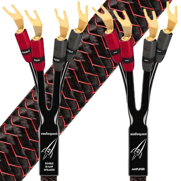 Кабель акустический AudioQuest Rocket 33 SBA-SPADEG (1.5 м) артикул 226635Si-1