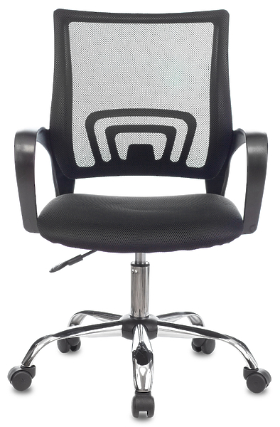 Кресло Бюрократ CH-695NLTSL/BLACK (Office chair CH-695NLTSL black TW-01 TW-11 mesh/fabric cross metal хром) артикул 263259Si-1 фото 3