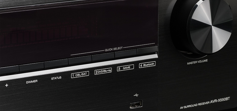 AV ресивер Denon AVR-X550BT артикул 177444Si-1 фото 4