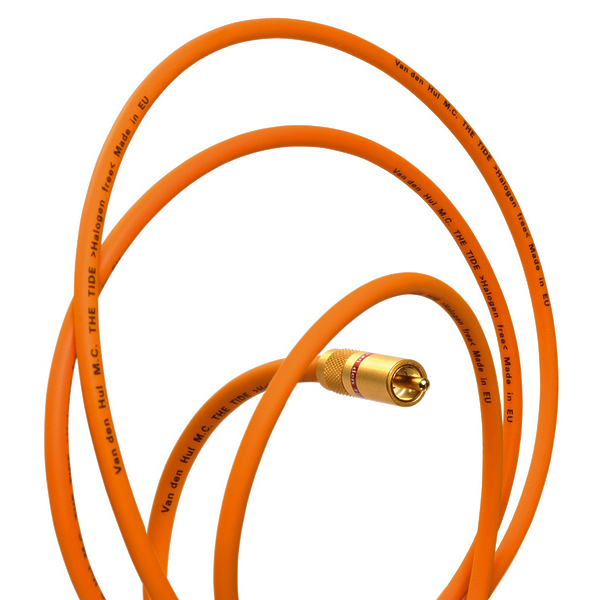 Кабель межблочный аудио Van Den Hul The Tide RCA 0.8m артикул 148795Si-1