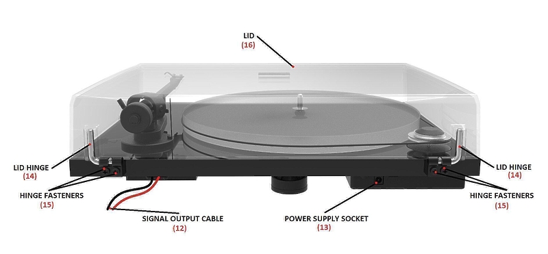 Pro-Ject ESSENTIAL III (DC) (OM 10) Piano Black артикул 350746SI-1 фото 9