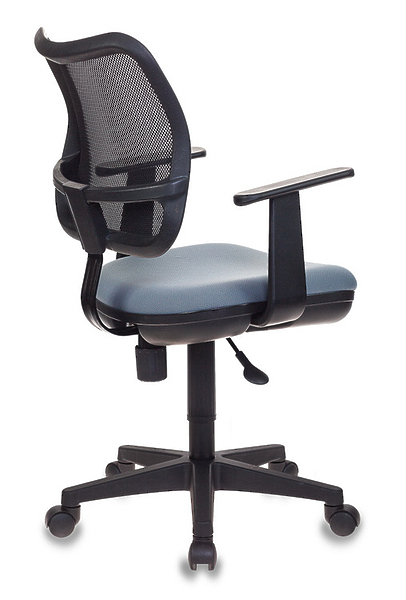 Кресло Бюрократ CH-797AXSN/26-25 (Office chair Ch-797AXSN black seatgrey 26-25 mesh/fabric cross plastic) артикул 263271Si-1 фото 5