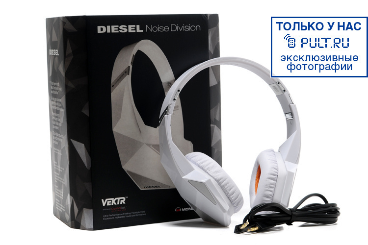 Наушники Monster Diesel Vektr On-Ear black (129559) артикул 114650FV-1 фото 8